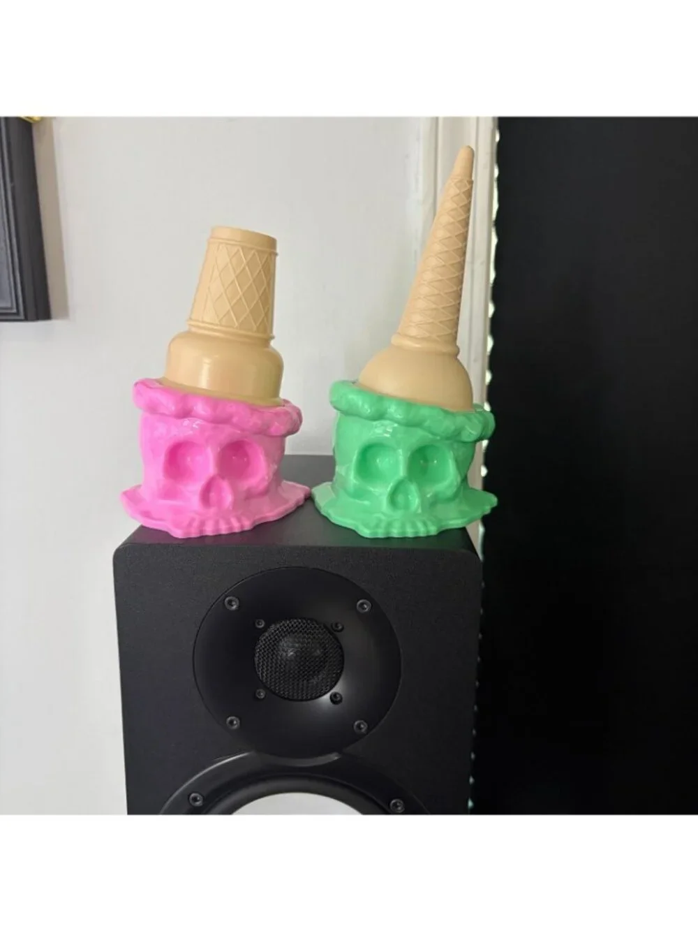 Ice Scream Man Skull Ryan Brutherford Mintstachio & Strawberry (Set Of 2) New